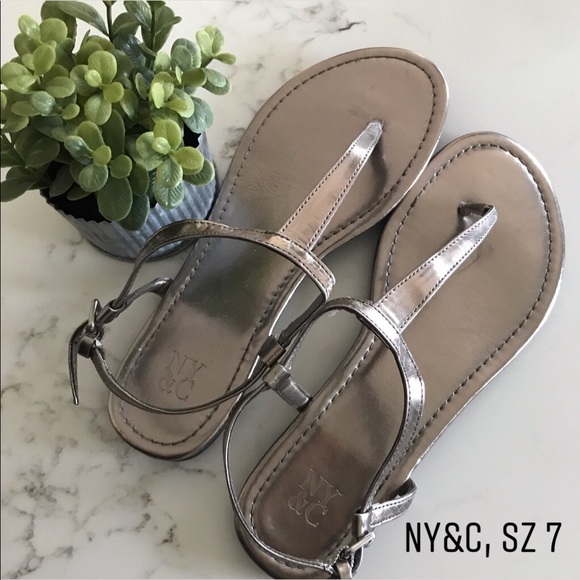 silver pewter sandals